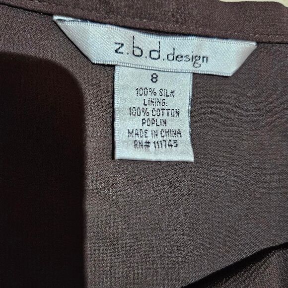 90s y2k whimsigoth fairy brown ruffled silk maxi skirt - Picture 3 of 5